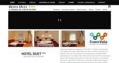 Desktop Screenshot of hotelduet.com.pl