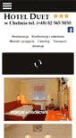 Mobile Screenshot of hotelduet.com.pl