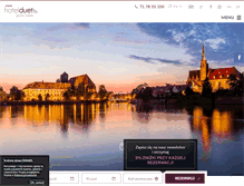 Tablet Screenshot of hotelduet.pl